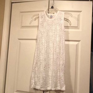 Third Coast - White & Lacey -S/M Swim Cover Up